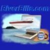RIverBills boat n Laptop wf cup wf dblue back